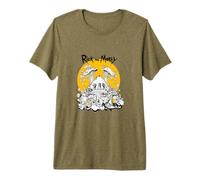 Oficial Resto y Ricklaxation Sci-Fi Cartoon PAPL2663 Camiseta Premium