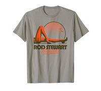 Oficial Rod Stewart Hot Legs Retro Rock Vintage Band Camiseta