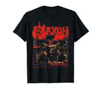 Oficial Saxon Heavy Metal Band Unleash The Beast Camiseta