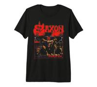 Oficial Saxon Heavy Metal Band Unleash The Beast Camiseta Premium