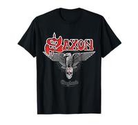 Oficial Saxon The Eagle Has Landed Heavy Metal Band Retro Camiseta