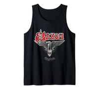 Oficial Saxon The Eagle Has Landed Heavy Metal Band Retro Camiseta sin Mangas