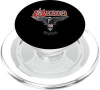 Oficial Saxon The Eagle Has Landed Heavy Metal Band Retro PopSockets PopGrip para MagSafe