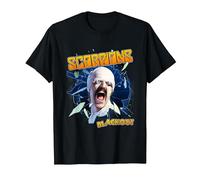 Oficial Scorpions Blackout Camiseta, Hombre, Negro, S