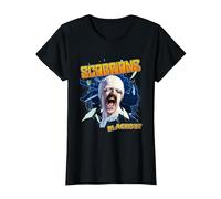 Oficial Scorpions Blackout Camiseta, Mujer, Negro, XS