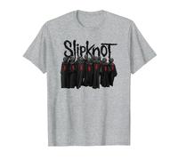 Oficial Slipknot Unsainted Choir Metal Alternativo Band Camiseta, Hombre, Gris Jaspeado, 5XL