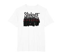 Oficial Slipknot Unsainted Choir Metal Alternativo Band Camiseta, Hombre Tallas Grandes, Blanco, 5X Alto