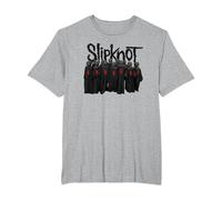 Oficial Slipknot Unsainted Choir Metal Alternativo Band Camiseta, Hombre Tallas Grandes, Gris Jaspeado, 5X Alto