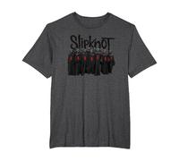 Oficial Slipknot Unsainted Choir Metal Alternativo Band Camiseta, Hombre Tallas Grandes, Jaspeado Oscuro, 5X Alto