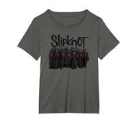 Oficial Slipknot Unsainted Choir Metal Alternativo Band Camiseta, Mujer Tallas Grandes, Asfalto, 5XL Grande