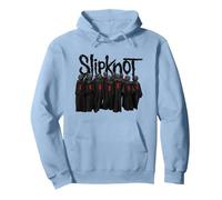 Oficial Slipknot Unsainted Choir Metal Alternativo Band Sudadera con Capucha, Unisex para Adultos, Azul Polvoriento, L