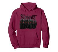Oficial Slipknot Unsainted Choir Metal Alternativo Band Sudadera con Capucha, Unisex para Adultos, Granate, S