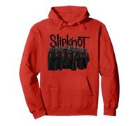 Oficial Slipknot Unsainted Choir Metal Alternativo Band Sudadera con Capucha, Unisex para Adultos, Rojo, XXL