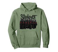 Oficial Slipknot Unsainted Choir Metal Alternativo Band Sudadera con Capucha, Unisex para Adultos, Verde Salvia, M
