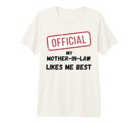 Oficial Soy mi Suegra Me Gusta Mejor Humor Infantil Camiseta Premium