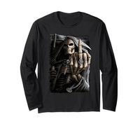 Oficial Spiral Bone Finger Skeleton Gothic Fantasy Manga Larga