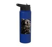 Oficial Spiral Bone Finger Skeleton Gothic Fantasy Stainless Steel Insulated Water Bottle