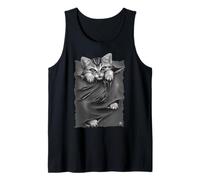 Oficial Spiral Bright Eyes Kitten Gothic Fantasy Camiseta sin Mangas