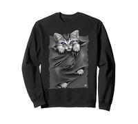 Oficial Spiral Bright Eyes Kitten Gothic Fantasy Sudadera