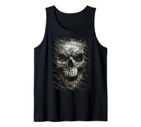 Oficial Spiral Camo Skull Gothic Fantasy Camiseta sin Mangas