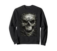 Oficial Spiral Camo Skull Gothic Fantasy Sudadera