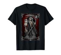 Oficial Spiral Death Tarot Card Gothic Fantasy Camiseta