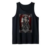 Oficial Spiral Death Tarot Card Gothic Fantasy Camiseta sin Mangas