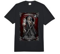 Oficial Spiral Death Tarot Card Gothic Fantasy Comfort Colors Adult Heavyweight T-Shirt