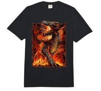 Oficial Spiral Draconis Flame Gothic Fantasy Comfort Colors Adult Heavyweight T-Shirt