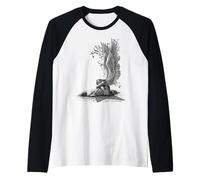Oficial Spiral Enslaved Angel Gothic Fantasy Camiseta Manga Raglan
