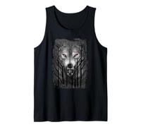 Oficial Spiral Forest Wolf Gothic Fantasy Camiseta sin Mangas