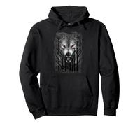 Oficial Spiral Forest Wolf Gothic Fantasy Sudadera con Capucha