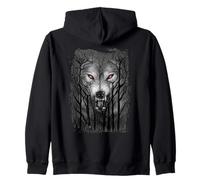 Oficial Spiral Forest Wolf Gothic Fantasy Sudadera con Capucha