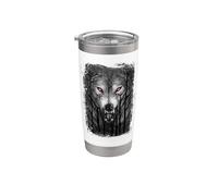 Oficial Spiral Forest Wolf Gothic Fantasy Vaso térmico de acero inoxidable de doble pared