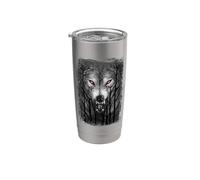 Oficial Spiral Forest Wolf Gothic Fantasy Vaso térmico de acero inoxidable de doble pared