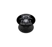 Oficial Spiral Nine Lives Motorcycle Rider Gothic Fantasy PopSockets PopGrip Adhesivo
