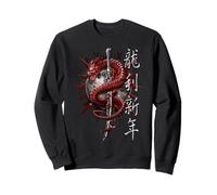 Oficial Spiral Oriental Dragon Gothic Fantasy Sudadera