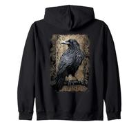 Oficial Spiral Raven Wise Gothic Fantasy Sudadera con Capucha