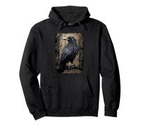 Oficial Spiral Raven Wise Gothic Fantasy Sudadera con Capucha