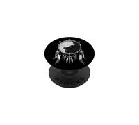 Oficial Spiral Wolf Chi Yin Yang Gothic Fantasy PopSockets PopGrip Adhesivo