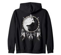 Oficial Spiral Wolf Chi Yin Yang Gothic Fantasy Sudadera con Capucha