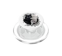 Oficial Spiral Yin Yang Cats Gothic Fantasy PopSockets PopGrip para MagSafe