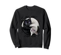 Oficial Spiral Yin Yang Cats Gothic Fantasy Sudadera