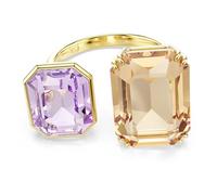 [Oficial] [Swarovski] Anillo abierto Millenia, corte octogonal, multicolor, chapado en oro