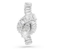 [Oficial] [Swarovski] Pin Matrix, corte baguette, nudo, blanco, chapado en rodio