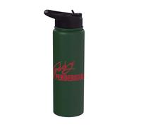 Oficial Teddy Pendergrass Signature Legendary R&B Red Stainless Steel Insulated Water Bottle