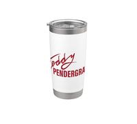 Oficial Teddy Pendergrass Signature Legendary R&B Red Vaso térmico de acero inoxidable de doble pared