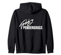 Oficial Teddy Pendergrass Signature Legendary R&B White Sudadera con Capucha