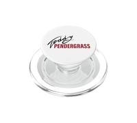 Oficial Teddy Pendergrass Signature Red on Black PopSockets PopGrip para MagSafe