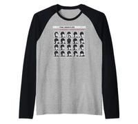 Oficial The Beatles A Hard Day'S Night Álbum Retro Band Camiseta Manga Raglan